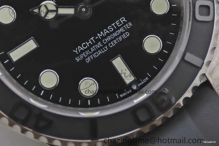 42mm Ceramic VR3235 Black on Strap Bezel 226659 1:1 TWA Oysterflex Best 3D Edition Yacht-Master 0226